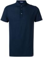 Drumohr Navy Polo Shirt - Blue