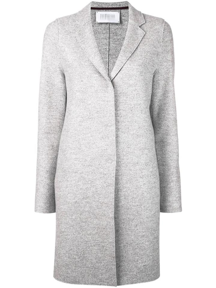 Harris Wharf London 'cocoon' Coat, Women's, Size: 42, Grey, Virgin Wool