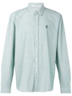 Carven Cutaway Collar Shirt, Men's, Size: 44, Green, Cotton
