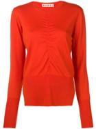 Marni Gathered Detail Jumper - Orange
