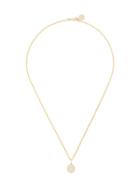 Karen Walker 9kt Gold Runaway Stamp Pendant Necklace