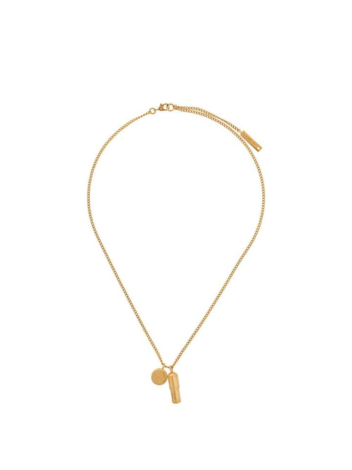 Ambush Pills Charm Necklace - Gold