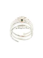 Bed J.w. Ford Crowned Jewel Ring - Silver