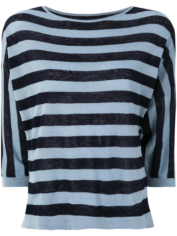 Sottomettimi Striped Sweater - Blue
