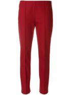 Theory - Cropped Trousers - Women - Cotton/nylon/spandex/elastane - 4, Red, Cotton/nylon/spandex/elastane