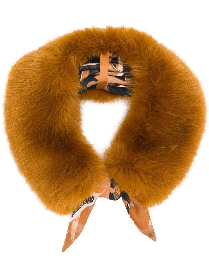 Luisa Cerano Collar Scarf - Brown