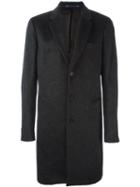 Ps By Paul Smith Classic Overcoat, Men's, Size: Medium, Grey, Nylon/viscose/mohair/wool