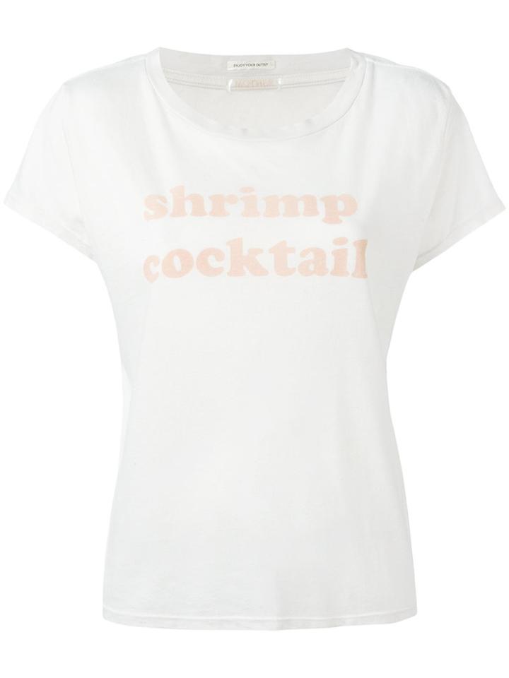 Mother Shrimp Cocktail T-shirt, Women's, Size: Medium, Nude/neutrals, Cotton/polyester/viscose