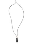 Ann Demeulemeester Diamond-shaped Pendant Necklace, Women's, Black