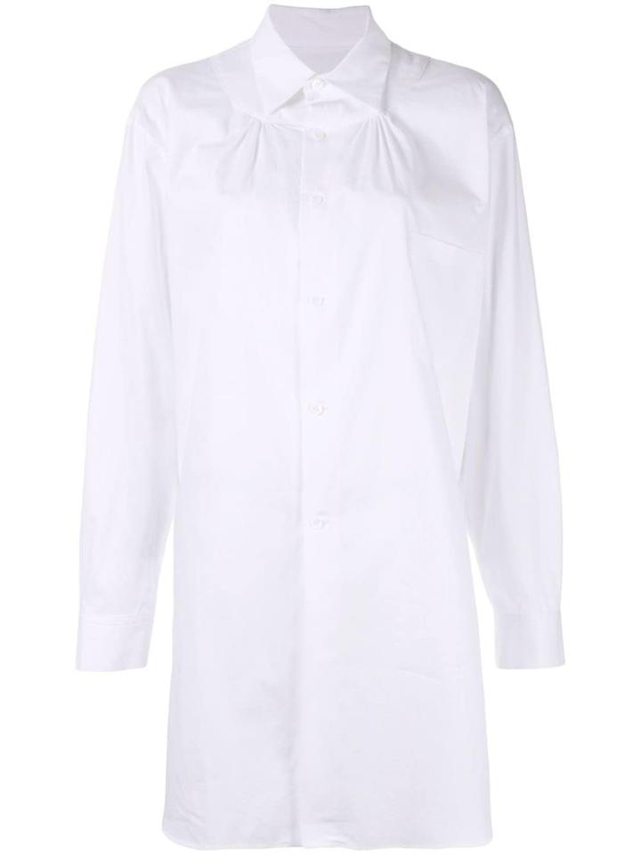 Y's Long Line Shirt - White