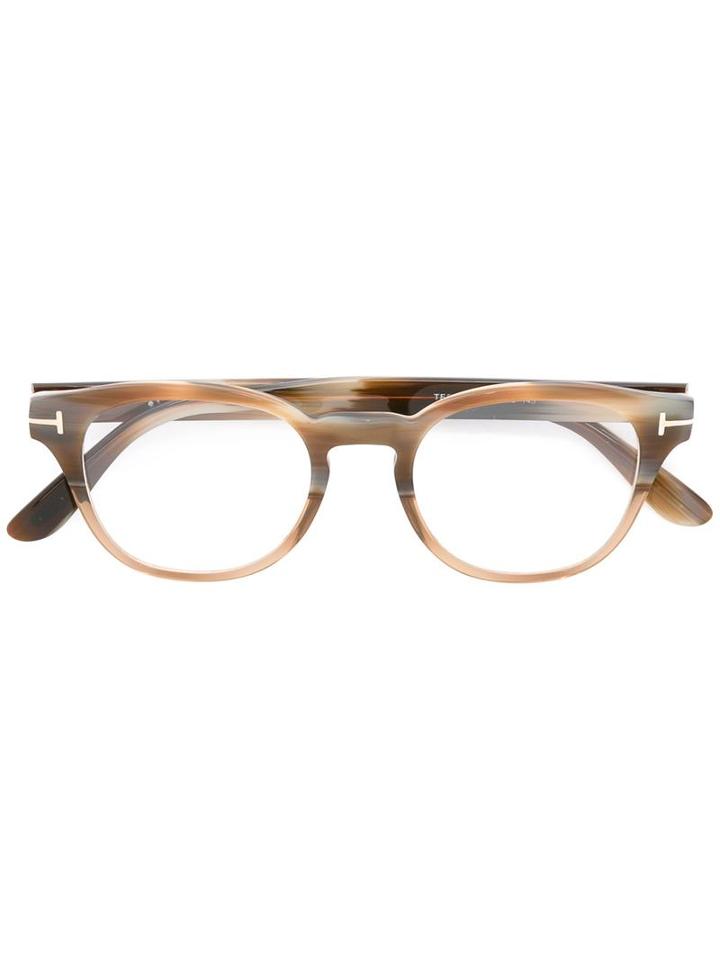 Soft Square Glasses, Nude/neutrals, Acetate, Tom Ford Eyewear