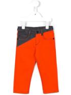 Kenzo Kids Two Tone Jeans, Infant Boy's, Size: 6 Mth, Yellow/orange