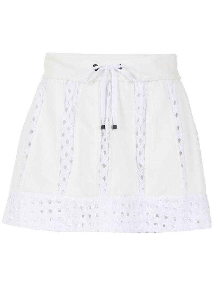 Andrea Bogosian Skirt With Cut Details - White