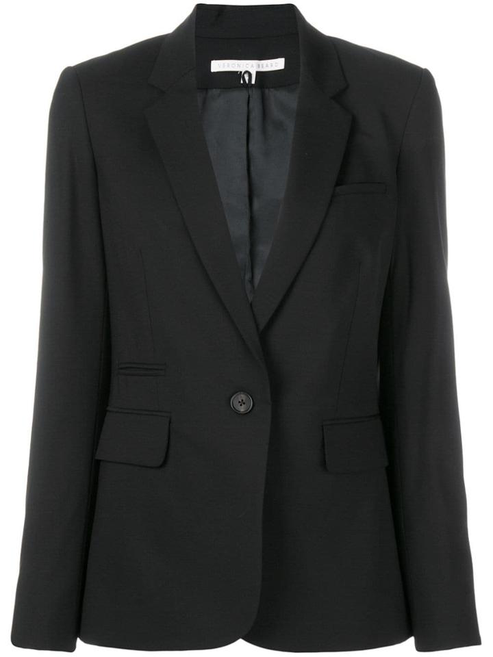 Veronica Beard Double Pocket Blazer - Black