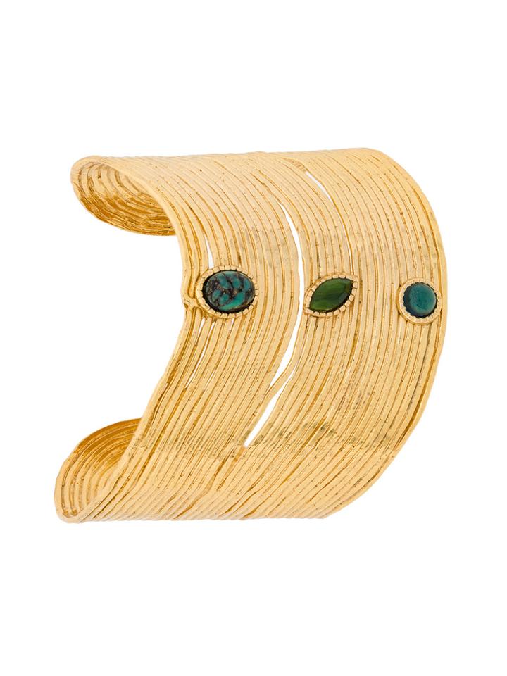 Gas Bijoux Wave Cuff - Metallic