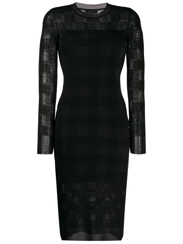 Rag & Bone Slim Fit Tartan Dress - Black
