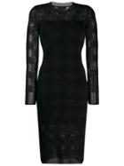 Rag & Bone Slim Fit Tartan Dress - Black
