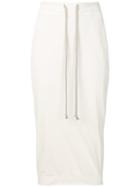 Rick Owens Drkshdw Drawstring Waist Fitted Skirt - Nude & Neutrals