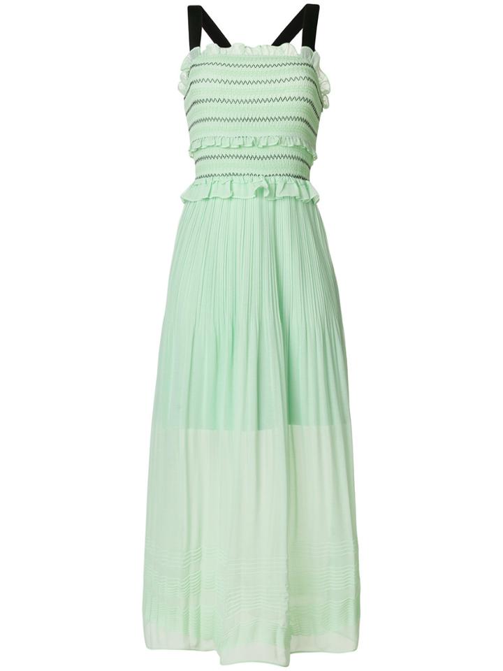 Three Floor Springfall Dress - Green