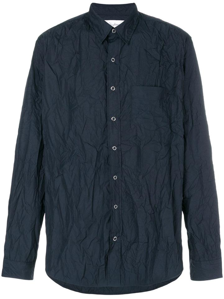 Schnaydermans Wrinkled Shirt - Blue