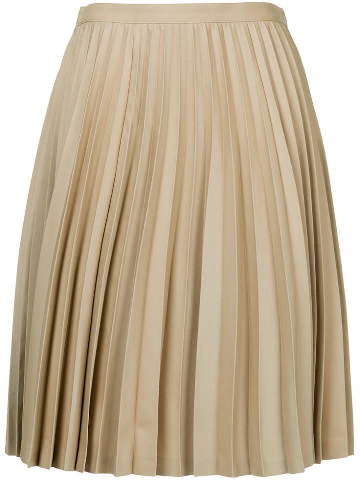 Junya Watanabe Pleated A-line Skirt - Nude & Neutrals