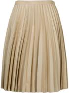 Junya Watanabe Pleated A-line Skirt - Nude & Neutrals
