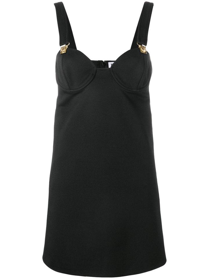 Versus Sweetheart Neck Dress - Black
