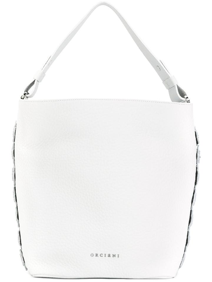 Orciani - Cuba Petite Fleurs Tote - Women - Leather - One Size, White, Leather