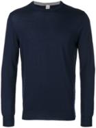 Eleventy - Plain Sweatshirt - Men - Silk/wool - M, Blue, Silk/wool