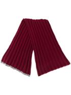 Brunello Cucinelli Ribbed Scarf - Red