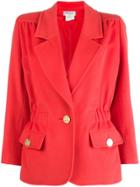 Yves Saint Laurent Vintage Fitted Jacket - Red