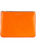 Comme Des Garçons Wallet Zipped Clutch - Yellow & Orange