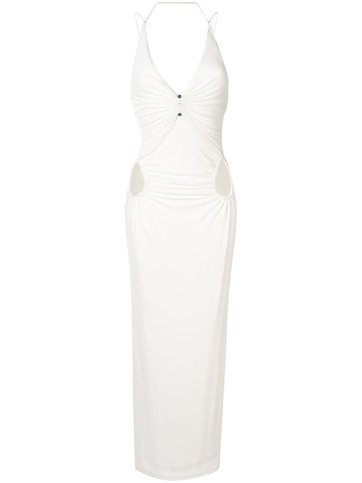 Dion Lee Pierced Detail Dress - White