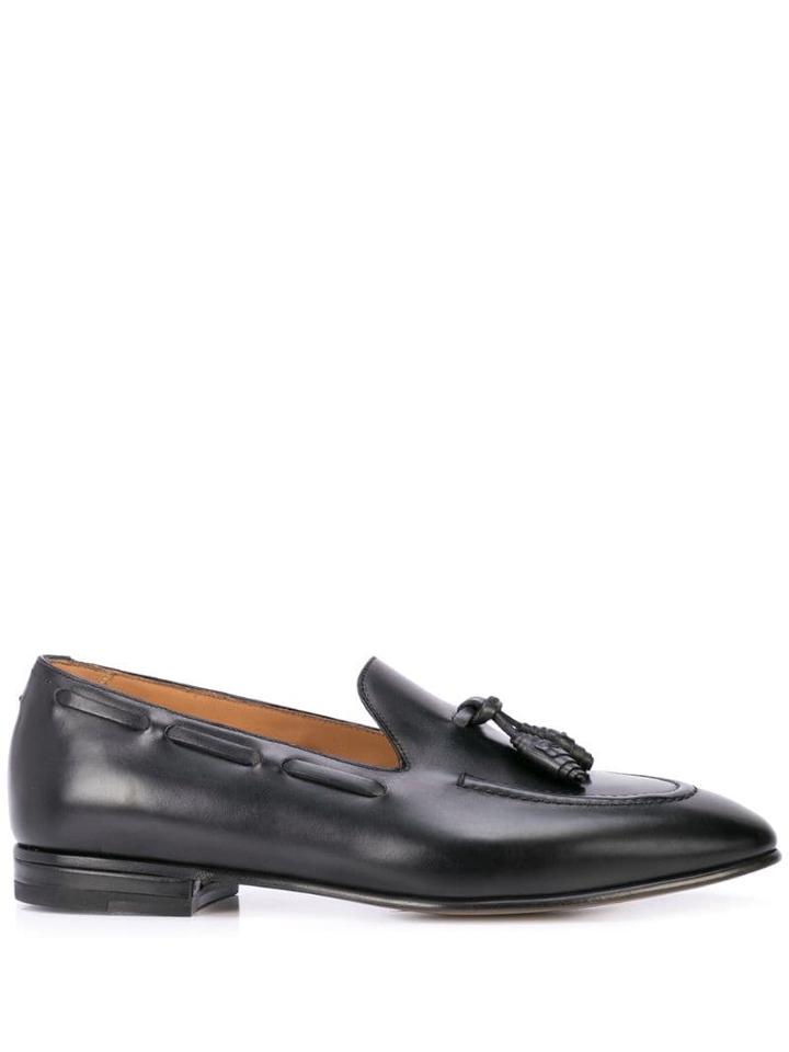 Francesco Russo Tassel Loafers - Black