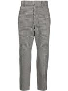 Just Cavalli Houndstooth Print Tailored Trousers - Black