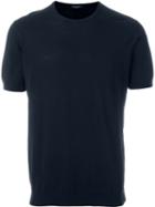 Roberto Collina Classic T-shirt, Men's, Size: 50, Blue, Cotton