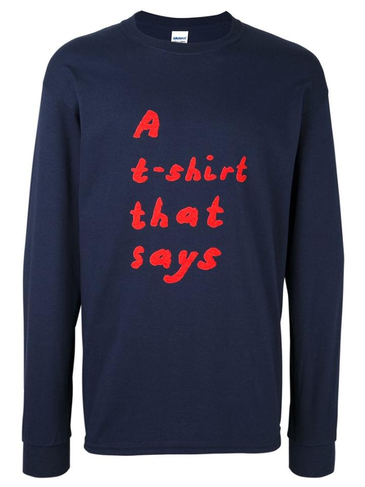 Tom Polo 'a T-shirt That Says' Sweatshirt