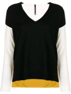 Pierantoniogaspari Long-sleeved Knitted Top - Black