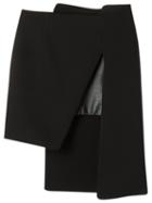 Gloria Coelho Asymmetric Skirt, Women's, Size: 36, Black, Polyester/spandex/elastane/viscose