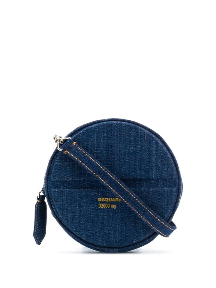 Dsquared2 Denim Pill Crossbody Bag - Blue
