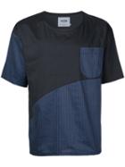 Factotum Contrast T-shirt, Men's, Size: 46, Blue, Polyester