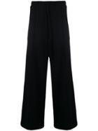 Lost & Found Rooms Wide Leg Side Stripe Joggers - Black