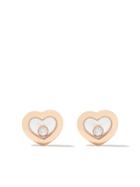 Chopard 18kt Rose Gold Happy Diamonds Icons Ear Pins