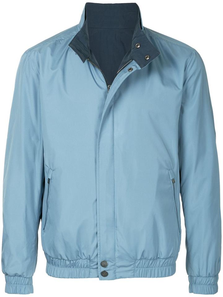 Gieves & Hawkes Elasticated Zip Jacket - Blue