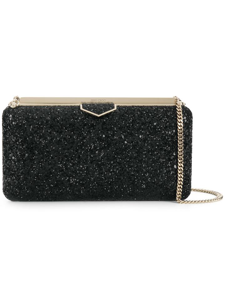 Jimmy Choo Ellipse Clutch Bag - Black