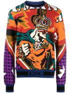Dolce & Gabbana Graphic Sweatshirt - Orange