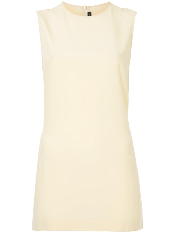 Joseph Belted Tank Top - Yellow & Orange