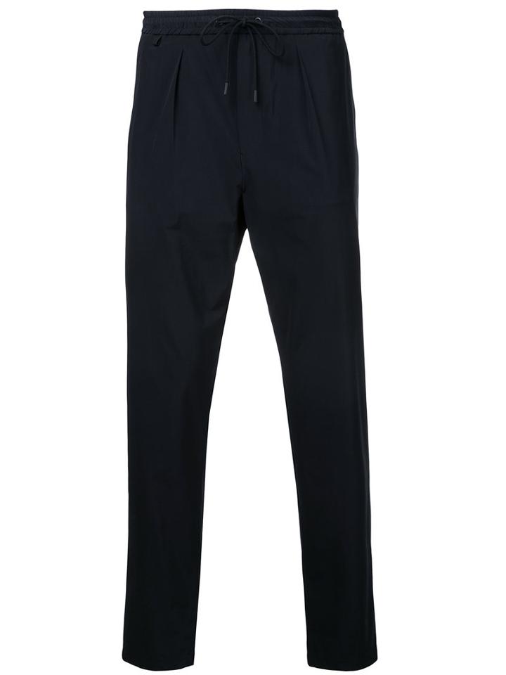 Drawstring Trousers - Men - Nylon - M, Black, Nylon, Estnation