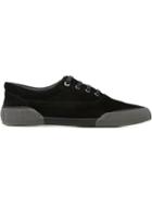 Lanvin Lace-up Sneakers, Men's, Size: 9, Black, Suede/leather/rubber