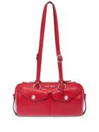 Miu Miu Top-handle Bandoleer Bag - Red